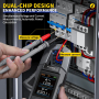 FNIRSI DMC-100 струмові (токові) кліщі / мультметр, 750V 600A AC/DC, True RMS