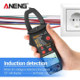 Струмові (токові) кліщі Aneng ST184 450V AC/DC Voltage, 600A AC Current, NCV, мультиметр, LCD з підсвіткою, True RMS
