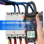 Струмові (токові) кліщі Aneng ST184 450V AC/DC Voltage, 600A AC Current, NCV, мультиметр, LCD з підсвіткою, True RMS
