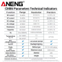 Струмові (токові) кліщі Aneng CM86 600V AC/DC Voltage, 600A AC/DC Current, NCV, мультиметр, LCD з підсвіткою