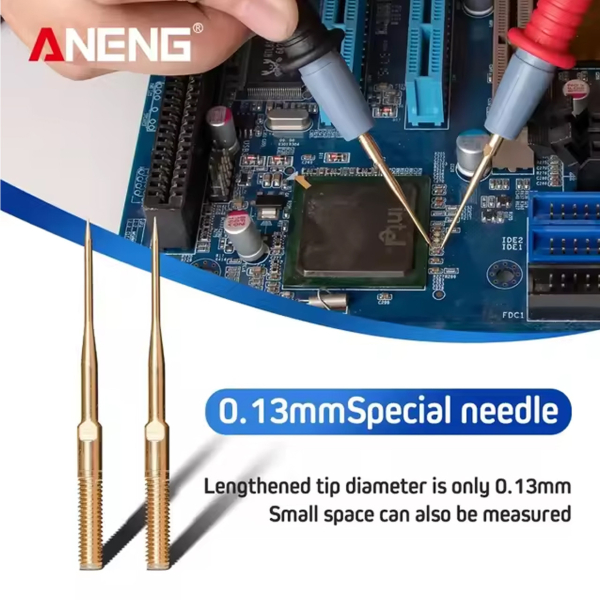 Фото - Щупи для тестера/мультиметра, 150см, 20А/1000V, PVC, позолочені та нікельовані щупи, модель PT1010, комплект