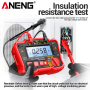 Тестер опору ізоляції Aneng MH16 750V AC/ 1000V DC Voltage, тест 500-2500V / 1МОм - 50ГОм, опір 0Ом - 50ГОм, LCD