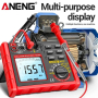 Тестер опору ізоляції Aneng MH15 750V AC/ 1000V DC Voltage, тест 100-1000V / 0,1МОм - 2000МОм, опір 0Ом - 60МОм, LCD з підсвіткою