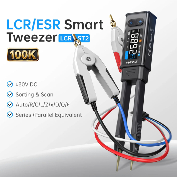 Фото - FNIRSI LCR-ST2 Plus тестер багатофункціональний, розширена комплектація
