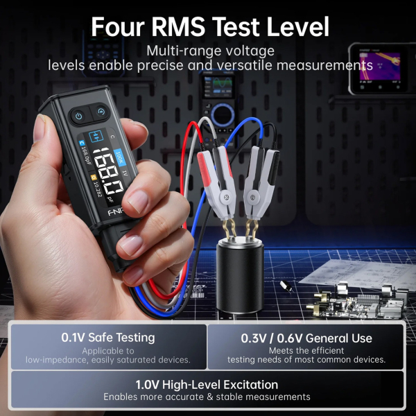 Фото - FNIRSI LCR-ST2 Plus тестер багатофункціональний, розширена комплектація