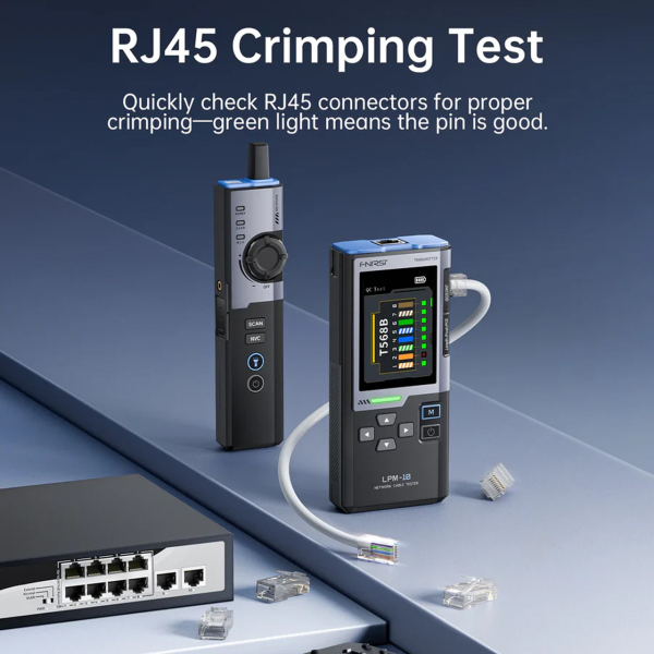 Фото - FNIRSI LPM-10A тестер мережевих кабелів