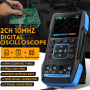 FNIRSI 2C23T standart, 2щупи (цифровий мультиметр / портативний осцилограф 10 МГц*2 / генератор сигналів / 9999 Count Smart
