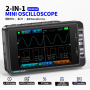 FNIRSI DS215H, 2 щупи, 50MHz*2 осцилограф / генератор сигналів, стандартна комплектація
