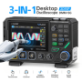 FNIRSI 2D15P, 2щупи (цифровий мультиметр / портативний осцилограф 100 МГц*2 / генератор сигналів / smart професійний тестер), розш