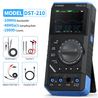 Фото - FNIRSI DST-210, цифровий мультиметр / портативний осцилограф 10 МГц / генератор сигналів / 19999 Count Smart професійний тестер TR
