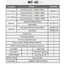 Fnirsi MT-40 інтелектуальний цифровий мультиметр, True RMS