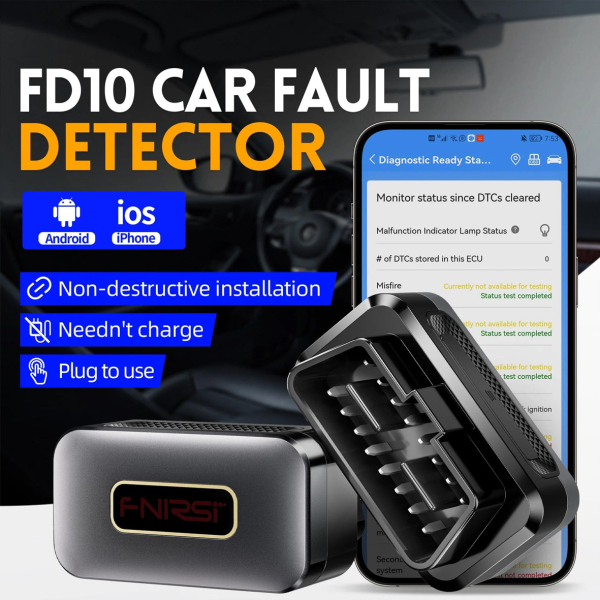 Фото - FNIRSI FD10 OBD2 автомобільний сканер для діагностики
