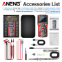 Aneng AOS04, цифровий мультиметр / портативний осцилограф 10 МГц, 750V AC/ 1000V DC Voltage, 20A AC/DC Current, NCV, Smart