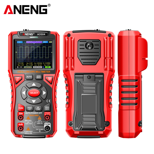 Фото - Aneng AOS04, цифровий мультиметр / портативний осцилограф 10 МГц, 750V AC/ 1000V DC Voltage, 20A AC/DC Current, NCV, Smart