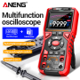 Aneng AOS04, цифровий мультиметр / портативний осцилограф 10 МГц, 750V AC/ 1000V DC Voltage, 20A AC/DC Current, NCV, Smart