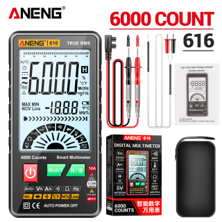 Фото - Мультиметр Aneng 616 600V AC/DC Voltage, 10A AC/DC Current, NCV, LCD з підсвіткою, True RMS, Smart