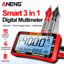 Мультиметр Aneng 613 600V AC/DC Voltage, 10A AC/DC Current, LCD з підсвіткою, True RMS, Smart