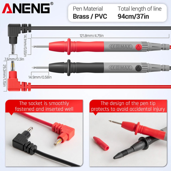Фото - Мультиметр Aneng 620A 600V AC/DC Voltage, 10A AC/DC Current, NCV, LCD з підсвіткою, True RMS, Smart