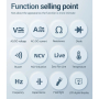 Мультиметр Aneng 681 750V AC/ 1000V DC Voltage, 10A AC/DC Current, NCV, LCD з підсвіткою, True RMS, Smart