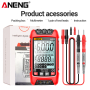 Мультиметр Aneng SZ01 600V AC/DC Voltage, 10A AC/DC Current, NCV, LCD з підсвіткою, True RMS, Smart