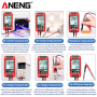 Мультиметр Aneng SZ01 600V AC/DC Voltage, 10A AC/DC Current, NCV, LCD з підсвіткою, True RMS, Smart