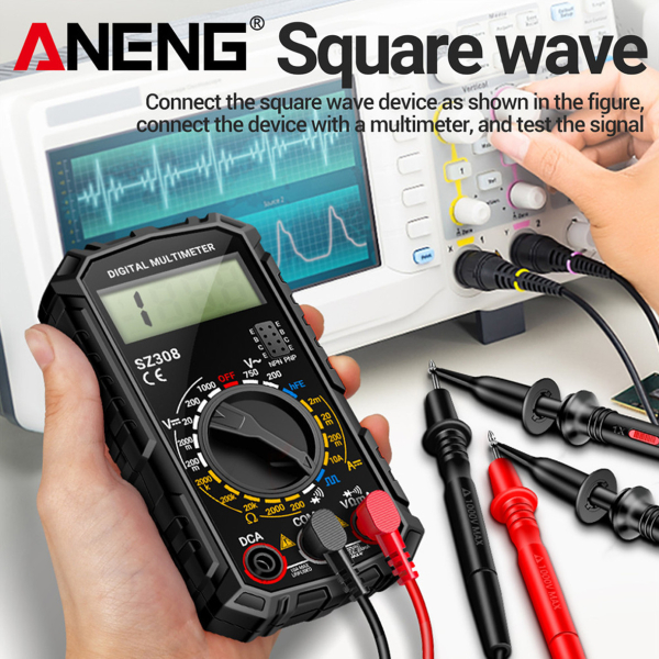 Фото - Мультиметр Aneng SZ308 750V AC/1000V DC Voltage, 10A DC Current, NCV, LCD з підсвіткою