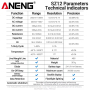 Мультиметр Aneng SZ12 750V AC/ 1000V DC Voltage, 20A AC/DC Current, NCV, LCD з підсвіткою, True RMS,