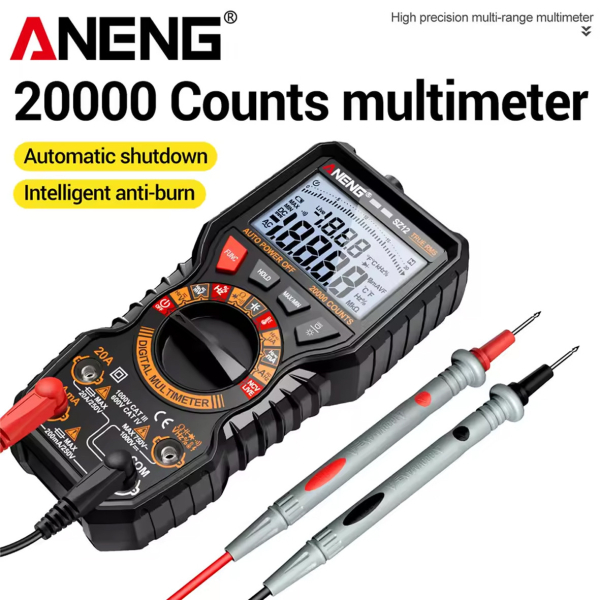 Фото - Мультиметр Aneng SZ12 750V AC/ 1000V DC Voltage, 20A AC/DC Current, NCV, LCD з підсвіткою, True RMS,