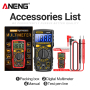 Мультиметр Aneng SZ306 600V AC/DC Voltage, 10A DC Current, LCD з підсвіткою