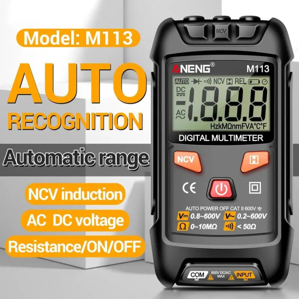 Фото - Мультиметр Aneng M113 600V AC/DC Voltage, NCV, LCD дисплей