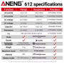 Мультиметр Aneng 612 600V AC/DC Voltage, 10A AC/DC Current, LCD з підсвіткою, Smart