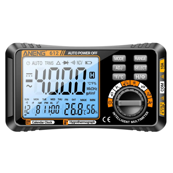 Фото - Мультиметр Aneng 612 600V AC/DC Voltage, 10A AC/DC Current, LCD з підсвіткою, Smart