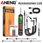 Мультиметр Aneng A3016 600V AC/DC Voltage, NCV, LCD з підсвіткою, Smart, літієвий акумулятор