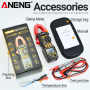 Струмові (токові) кліщі Aneng PN108 600V AC/DC Voltage, 600A AC/DC Current, NCV, мультиметр, LCD з підсвіткою, 2 батарейки ААА (в