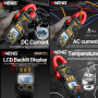 Струмові (токові) кліщі Aneng PN108 600V AC/DC Voltage, 600A AC/DC Current, NCV, мультиметр, LCD з підсвіткою, 2 батарейки ААА (в