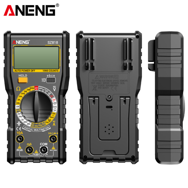 Фото - Мультиметр Aneng SZ818PRO 750V AC / 1000V DC Voltage, 10A AC/DC Current, LCD,, NCV, літієвий акумулятор 14500