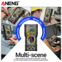 Мультиметр Aneng SZ818PRO 750V AC / 1000V DC Voltage, 10A AC/DC Current, LCD,, NCV, літієвий акумулятор 14500