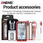 Мультиметр Aneng 620C 600V AC/DC Voltage, 10A AC/DC Current, NCV, LCD з підсвіткою, True RMS, Smart, літієвий аукумулятор