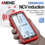 Мультиметр Aneng 620C 600V AC/DC Voltage, 10A AC/DC Current, NCV, LCD з підсвіткою, True RMS, Smart, літієвий аукумулятор
