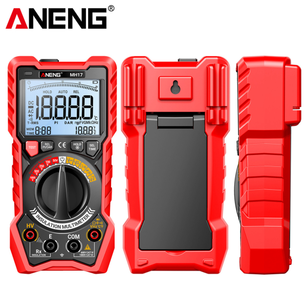 Фото - Тестер опору ізоляції-мультиметр Aneng MH17 1000V AC/ 750V DC Voltage, LCD з підсвіткою, TRUE RMS