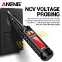 Цифровий тестер-індикатор ANENG B16 300V AC, NCV, LCD з підсв., 2 батарейки ААА (в комплекті не пост.)