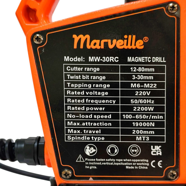 Фото - Дриль на магнітній підошві MW-30RС 2200W з поворотною підошвою